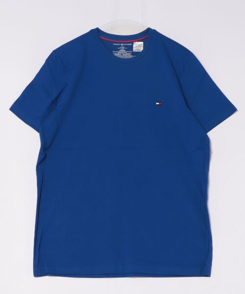 トミー１番人気の定番Tシャツ！【TOMMYHILFIGER】COREFLAGCREWNECKTEE09T3139ワンポイント刺繍TEEシャツベーシッククルーネック半袖Tシャツビッグシルエット