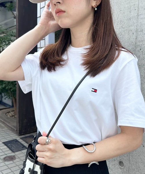   売れ筋商品|||トミー ヒルフィガー Tシャツ トップス レディース Tops Blue 楽天市場】トミーヒルフィガー tシャツ レディース（Tシャツ