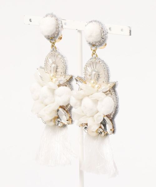 ボリュームタッセルイヤリング Form Forma フォルムフォルマ Online