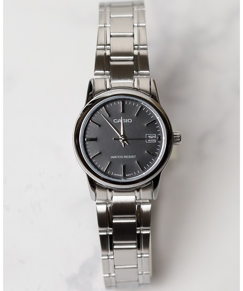 CASIO(カシオ)の「『CASIO』クラシックドレス カラーフェイス(アナログ腕時計・レディース・シルバー/ピンク/ブラック/ブルー/ブラック系その他/ブラック系その他2/シルバー系その他2/ネイビー/シルバー系その他・FREE)」の2枚目の写真