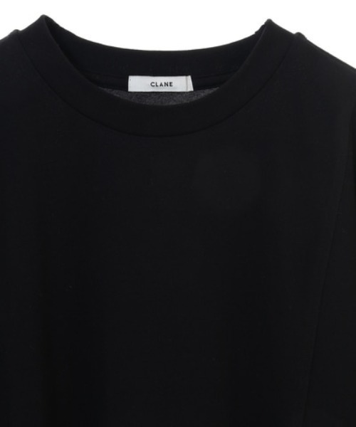 CLANE（クラネ）の「T-LINE BIG TOPS（Tシャツ/カットソー・レディース・ホワイト/ブラック/ベージュ・1/2）」の13枚目の写真