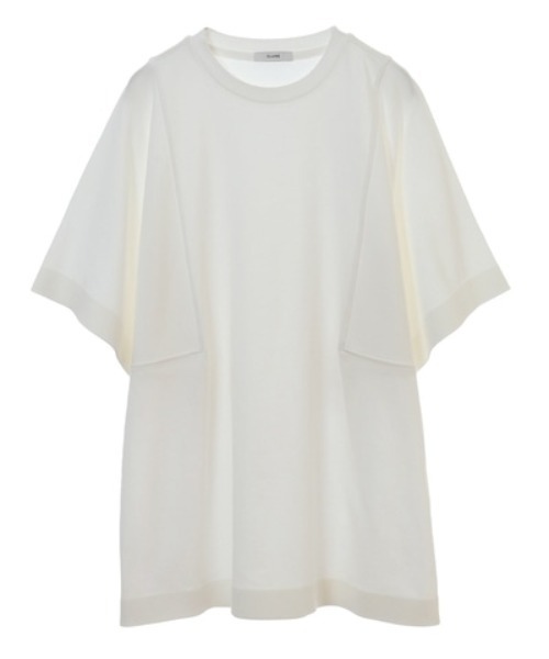 CLANE（クラネ）の「T-LINE BIG TOPS（Tシャツ/カットソー・レディース・ホワイト/ブラック/ベージュ・1/2）」の10枚目の写真