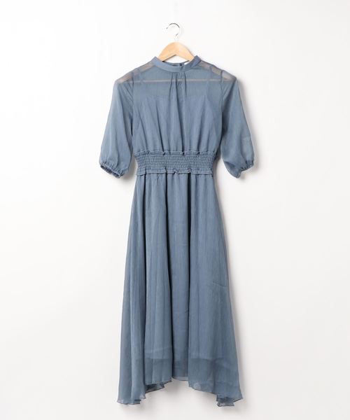 FUN.TRINITY(ファン トリニティー)の「シースルーワンピース(ワンピース・レディース・ブラック/グレー/ピンク/ブルー・M)」の11枚目の写真