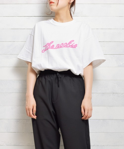 THE Nookie(ザヌーキー)の「/THE nookie/NEON SS T(Tシャツ/カットソー・レディース・ブラック/ホワイト・FREE)」の4枚目の写真
