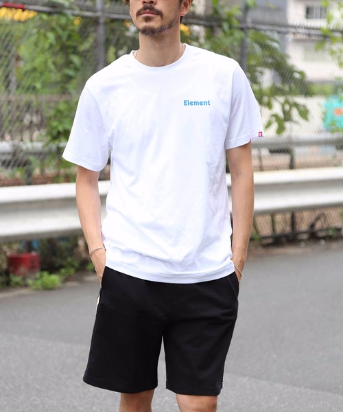 ELEMENT(エレメント)の「ELEMENT メンズ CORETTA SS Tシャツ/エレメント 半袖 バックプリント ストリート スケート(Tシャツ/カットソー・メンズ・ブラック/ホワイト/ホワイト系その他・MEDIUM/LARGE/X-LARGE)」の4枚目の写真