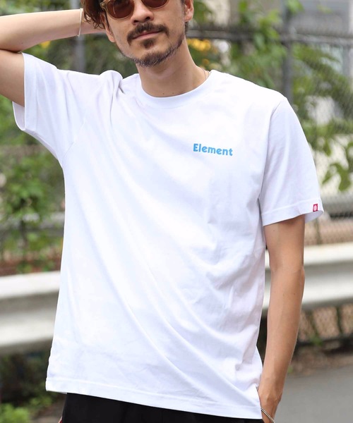 ELEMENT(エレメント)の「ELEMENT メンズ CORETTA SS Tシャツ/エレメント 半袖 バックプリント ストリート スケート(Tシャツ/カットソー・メンズ・ブラック/ホワイト/ホワイト系その他・MEDIUM/LARGE/X-LARGE)」の5枚目の写真
