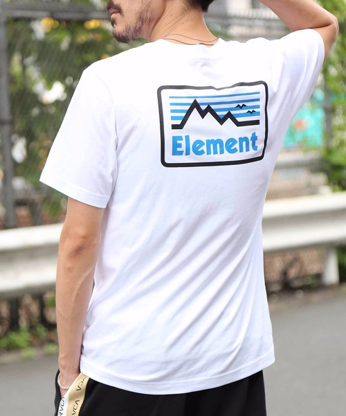ELEMENT(エレメント)の「ELEMENT メンズ CORETTA SS Tシャツ/エレメント 半袖 バックプリント ストリート スケート(Tシャツ/カットソー・メンズ・ブラック/ホワイト/ホワイト系その他・MEDIUM/LARGE/X-LARGE)」の7枚目の写真