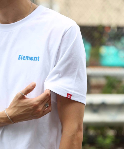 ELEMENT(エレメント)の「ELEMENT メンズ CORETTA SS Tシャツ/エレメント 半袖 バックプリント ストリート スケート(Tシャツ/カットソー・メンズ・ブラック/ホワイト/ホワイト系その他・MEDIUM/LARGE/X-LARGE)」の9枚目の写真