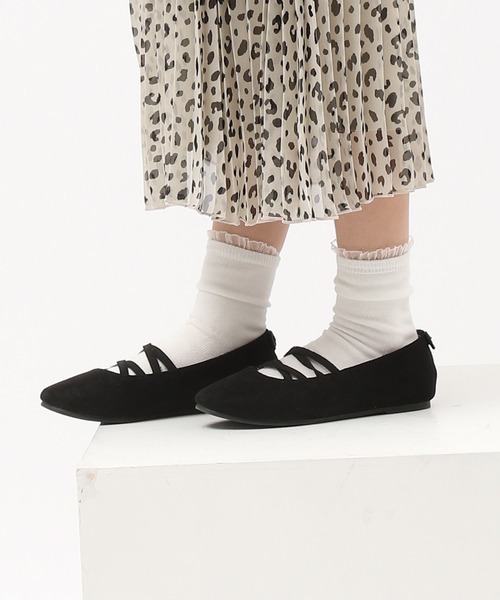 GLOBAL WORK（グローバルワーク）の「【キッズ】ラクッションバレエシューズ/891451（バレエシューズ・キッズ・ブラック/シルバー/ゴールド・16cm/17cm/18cm/19cm/20cm/21cm）」の2枚目の写真