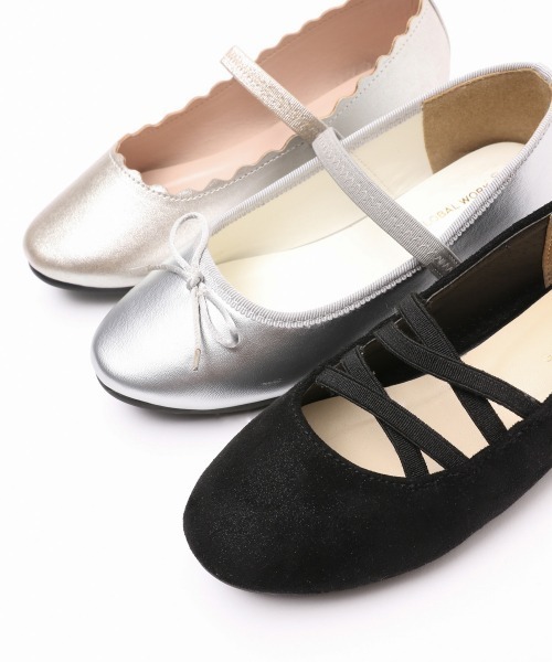 GLOBAL WORK（グローバルワーク）の「【キッズ】ラクッションバレエシューズ/891451（バレエシューズ・キッズ・ブラック/シルバー/ゴールド・16cm/17cm/18cm/19cm/20cm/21cm）」の9枚目の写真