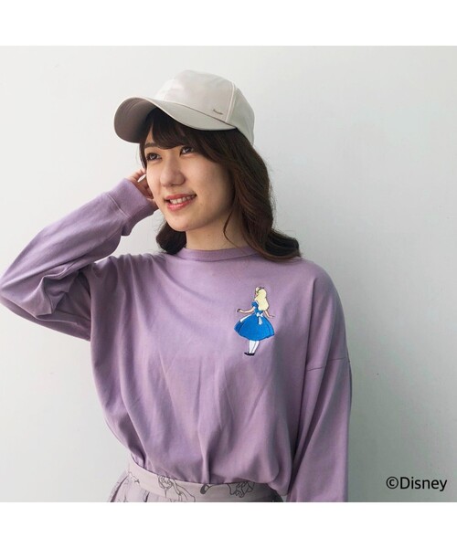 セール Disney ふしぎの国のアリス ロングスリーブtシャツ Tシャツ カットソー Ag By Aquagirl エージーバイアクアガール のファッション通販 Zozotown