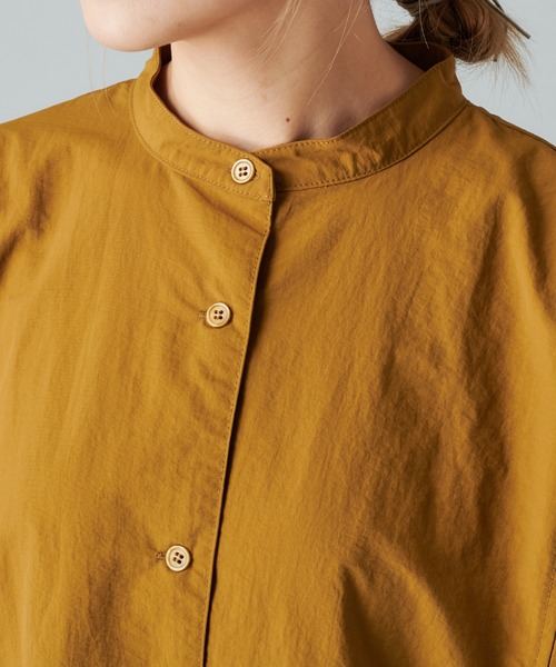 PUAL CE CIN(ピュアルセシン)の「スタンドカラー前開きワンピース(ワンピース・レディース・ブラック/ベージュ/キャメル・FREE)」の22枚目の写真