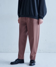 Lui's | 裾アジャスターワイドシルエットパンツ(スラックス)