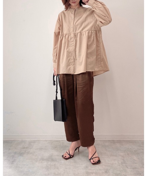 Chloe クロエ　シルク　スタンドカラー　チュニックブラウス　長袖　レース 楽天市場】Chloe クロエ ブラウス シルク 23春夏 ホワイト 白 38