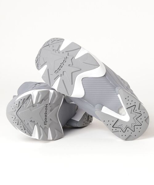 リーボック プリントライト ラッシュ 26.5cm ライトグレー Reebok PRINT LITE RUSH ランニングシューズ