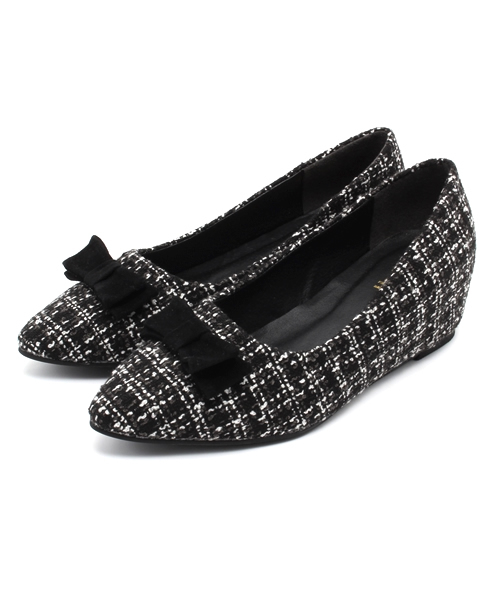 Heather(ヘザー)の「ポインテッドパンプス 552309(パンプス・レディース・ブラック/グレー系その他・LARGE/MEDIUM)」の2枚目の写真