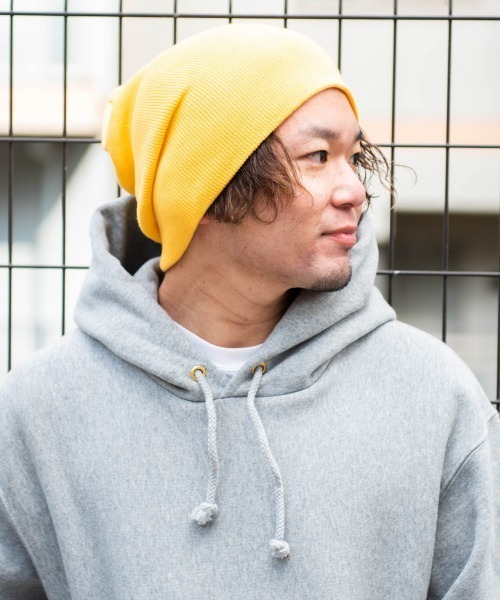 CASTANO（カスターノ）の「【CASTANO】CA COOLMAXR ROLL BEANIE/（ニットキャップ/ビーニー・メンズ・サーモンピンク/ベージュ/ダークグリーン/ブラック/ライトグレー/ネイビー/イエロー・57~59cm）」の6枚目の写真