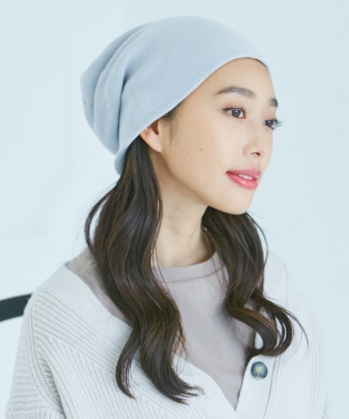 CASTANO（カスターノ）の「【CASTANO】CA COOLMAXR ROLL BEANIE/（ニットキャップ/ビーニー・メンズ・サーモンピンク/ベージュ/ダークグリーン/ブラック/ライトグレー/ネイビー/イエロー・57~59cm）」の2枚目の写真