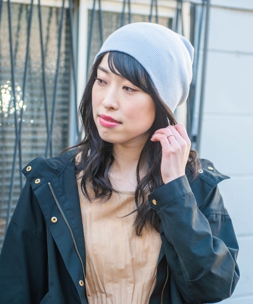 CASTANO（カスターノ）の「【CASTANO】CA COOLMAXR ROLL BEANIE/（ニットキャップ/ビーニー・メンズ・サーモンピンク/ベージュ/ダークグリーン/ブラック/ライトグレー/ネイビー/イエロー・57~59cm）」の16枚目の写真