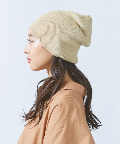 CASTANO（カスターノ）の「【CASTANO】CA COOLMAXR ROLL BEANIE/（ニットキャップ/ビーニー・メンズ・サーモンピンク/ベージュ/ダークグリーン/ブラック/ライトグレー/ネイビー/イエロー・57~59cm）」の19枚目の写真