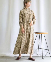 2021 SS 小花柄切り替えデザインワンピース