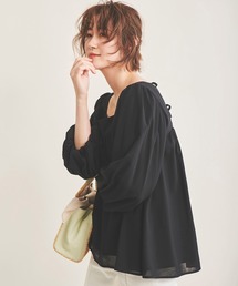 The Virgnia(ザ ヴァージニア)の「スクエアボリュームスリーブブラウス(シャツ/ブラウス・レディース)」