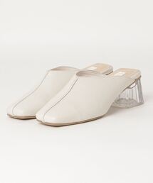NUOVO | NUOVO ヌオーヴォ CLEAR-H MULE 5 クリアヒールミュール NC40125 IVORY(パンプス)