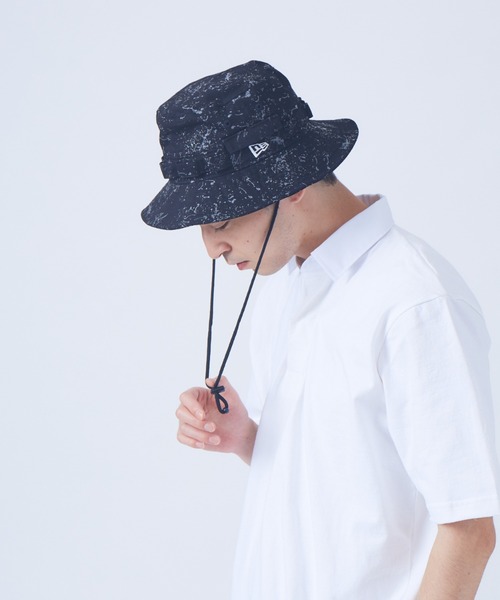 NEWERA EK COLLECTION(ニューエライーケーコレクション)の「【NEW ERA / ニューエラ】 ADVENTURE HAT アドベンチャーハット(ハット・メンズ・ホワイト/ブラック/ベージュ・1/2)」の1枚目の写真