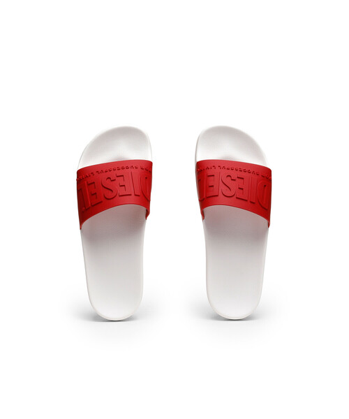 DIESEL（ディーゼル）の「レディース ロゴ シャワーサンダル（サンダル・レディース・ホワイト/ライトピンク/ブラック/その他・38/36）」の22枚目の写真