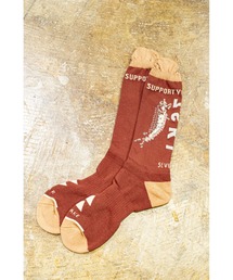SEVESKIG（セヴシグ）の「SEVESKIG/セヴシグ/ベアー＆鮭ソックス/Bear VS Shake Sox（ソックス/靴下・キッズ）」