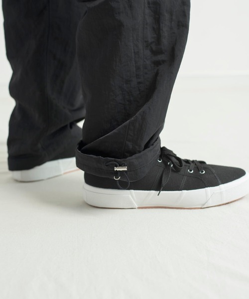 KIIT（キート）の「KIIT キート / HIGH COUNT NYLON WEATHER CLOTH OVER ALLS 高密度ナイロンタフタオーバーオール（セットアップ） / KIL-P95-600（サロペット/オーバーオール・メンズ・ライトグレー/ブラック・3/1/2）」の10枚目の写真