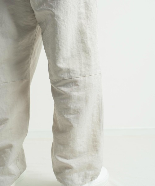 KIIT（キート）の「KIIT キート / HIGH COUNT NYLON WEATHER CLOTH OVER ALLS 高密度ナイロンタフタオーバーオール（セットアップ） / KIL-P95-600（サロペット/オーバーオール・メンズ・ライトグレー/ブラック・3/1/2）」の21枚目の写真