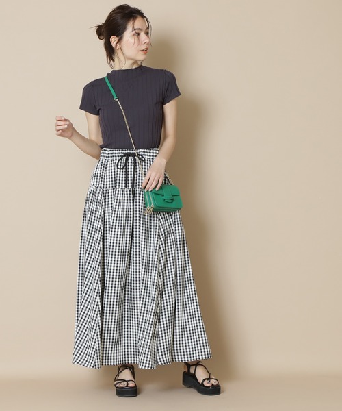 N.（N. Natural Beauty Basic）（エヌエヌナチュラルビューティーベーシック）の「【S Size Line】◆ボリュームタフタマキシスカート（スカート・レディース・ブラック系その他/イエロー系その他・SMALL/MEDIUM）」の10枚目の写真