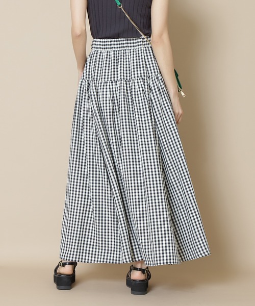 N.（N. Natural Beauty Basic）（エヌエヌナチュラルビューティーベーシック）の「【S Size Line】◆ボリュームタフタマキシスカート（スカート・レディース・ブラック系その他/イエロー系その他・SMALL/MEDIUM）」の6枚目の写真