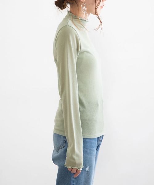 bohmal(ボマール)の「シアートップスセットキャミワンピース(ワンピース・レディース・ブラック/ミント/モカ・FREE)」の10枚目の写真