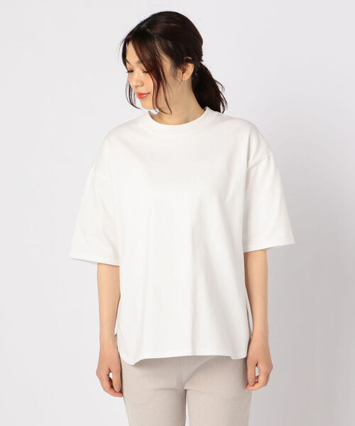 fredy repit（フレディレピ）の「[新色追加]USA COTTON オーバーTEE（Tシャツ/カットソー・レディース・チャコールグレー/ベージュ/オフホワイト/ピンク/ライトパープル/ブラック・38）」の19枚目の写真