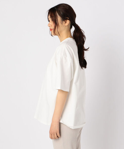 fredy repit（フレディレピ）の「[新色追加]USA COTTON オーバーTEE（Tシャツ/カットソー・レディース・チャコールグレー/ベージュ/オフホワイト/ピンク/ライトパープル/ブラック・38）」の18枚目の写真