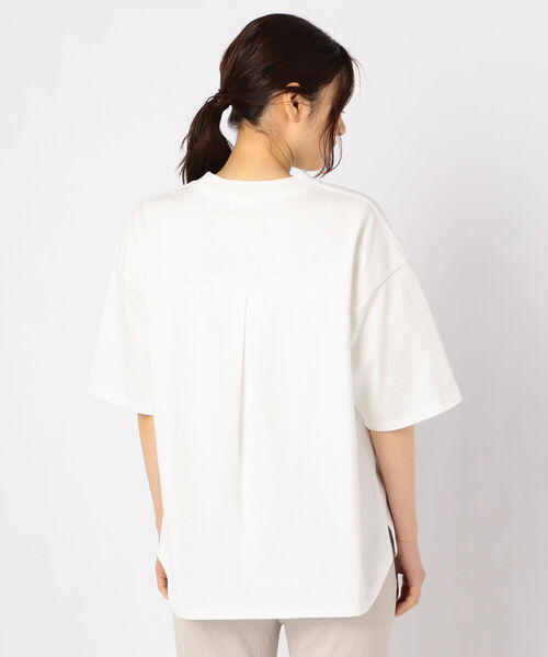 fredy repit（フレディレピ）の「[新色追加]USA COTTON オーバーTEE（Tシャツ/カットソー・レディース・チャコールグレー/ベージュ/オフホワイト/ピンク/ライトパープル/ブラック・38）」の17枚目の写真