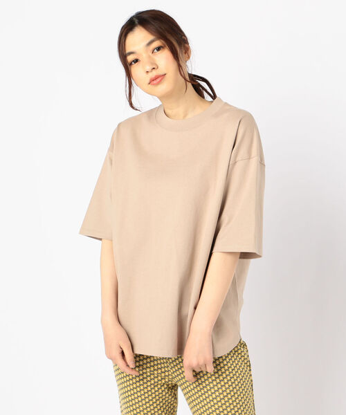 fredy repit（フレディレピ）の「[新色追加]USA COTTON オーバーTEE（Tシャツ/カットソー・レディース・チャコールグレー/ベージュ/オフホワイト/ピンク/ライトパープル/ブラック・38）」の9枚目の写真