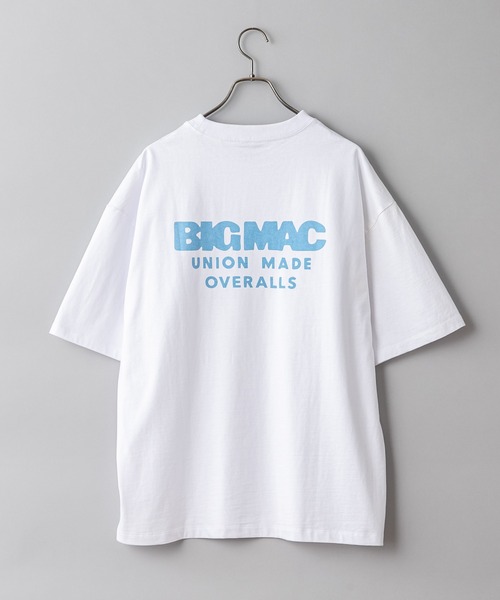 BIG MAC（ビッグマック）の「【BIG MAC×FACE】別注OVERALL MAN PRINT TEE/オーバーオールマンプリントTシャツ（Tシャツ/カットソー・メンズ・ブラック/ホワイト・LARGE/MEDIUM）」の8枚目の写真