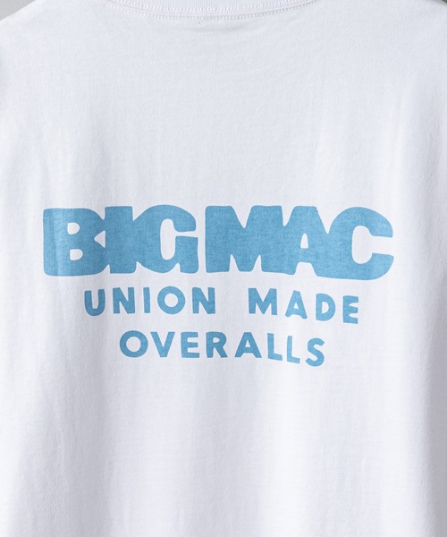 BIG MAC（ビッグマック）の「【BIG MAC×FACE】別注OVERALL MAN PRINT TEE/オーバーオールマンプリントTシャツ（Tシャツ/カットソー・メンズ・ブラック/ホワイト・LARGE/MEDIUM）」の9枚目の写真