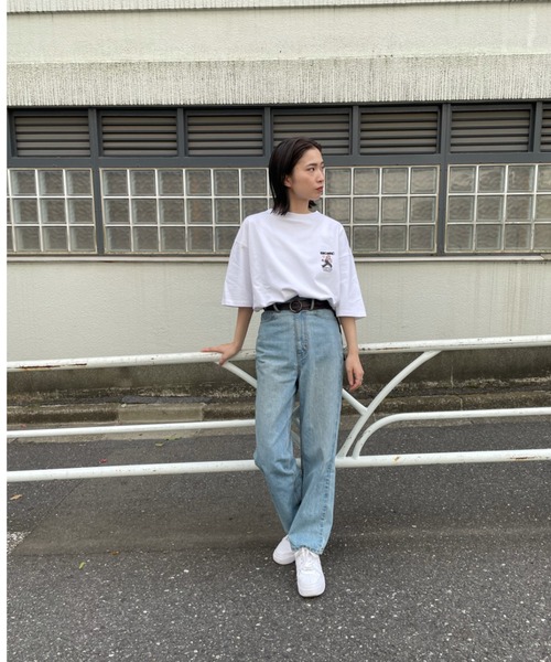 BIG MAC（ビッグマック）の「【BIG MAC×FACE】別注OVERALL MAN PRINT TEE/オーバーオールマンプリントTシャツ（Tシャツ/カットソー・メンズ・ブラック/ホワイト・LARGE/MEDIUM）」の11枚目の写真