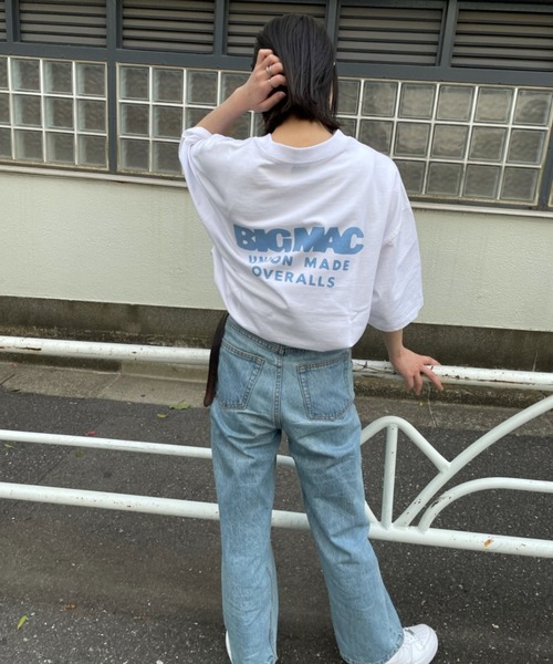 BIG MAC（ビッグマック）の「【BIG MAC×FACE】別注OVERALL MAN PRINT TEE/オーバーオールマンプリントTシャツ（Tシャツ/カットソー・メンズ・ブラック/ホワイト・LARGE/MEDIUM）」の15枚目の写真