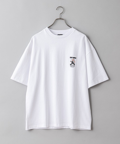 BIG MAC（ビッグマック）の「【BIG MAC×FACE】別注OVERALL MAN PRINT TEE/オーバーオールマンプリントTシャツ（Tシャツ/カットソー・メンズ・ブラック/ホワイト・LARGE/MEDIUM）」の20枚目の写真
