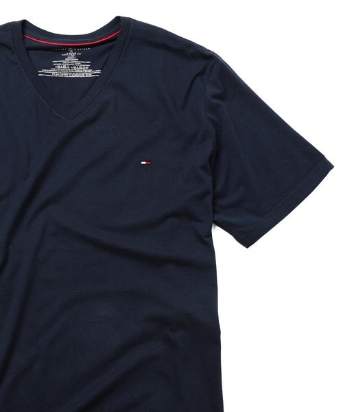 Tommy Hilfiger 胸ワンポイントvネック半袖tシャツ Zdravodaste Org