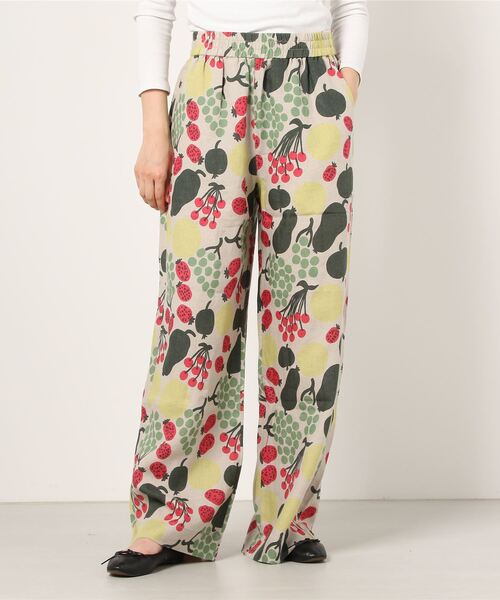 marimekko(マリメッコ)の「Pieni Tori / Kukkinut trousers(その他パンツ・レディース・マルチ・SMALL/X-SMALL/MEDIUM)」の3枚目の写真