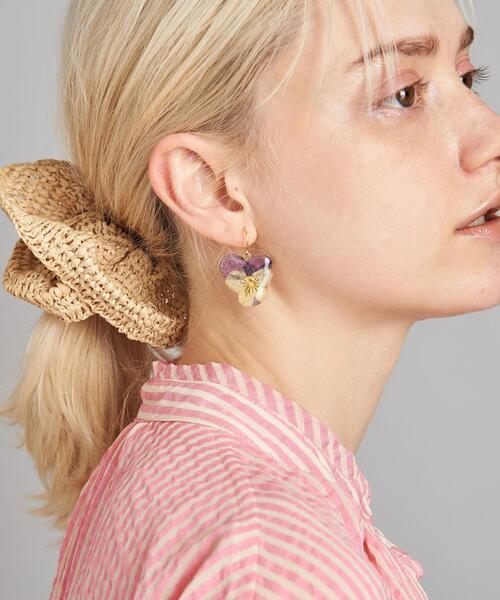 Steven EARRING PURPLE/シングルピアス（ピアス