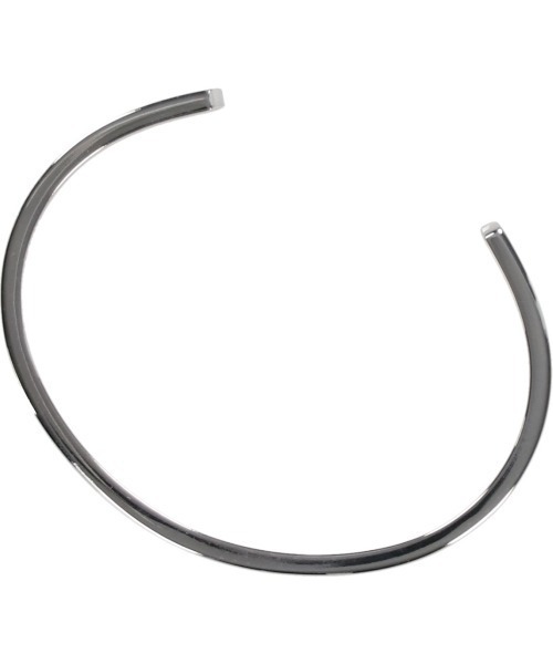 SPINNS（スピンズ）の「飽きがこないシンプルブレスレット/毎日使いに/プレゼントにも◎（バングル/リストバンド・メンズ・シルバー・ONESIZE）」の3枚目の写真