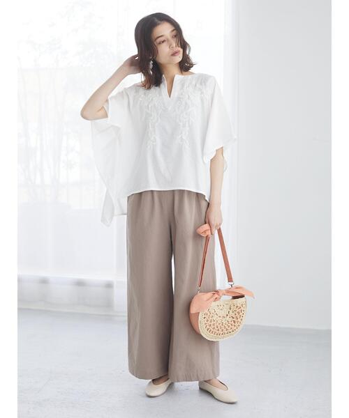 Green Parks(グリーンパークス)の「・CONTROL FREAKペーパーリボンショルダー*(ショルダーバッグ・レディース・ブラウン/オレンジ・FREE)」の13枚目の写真