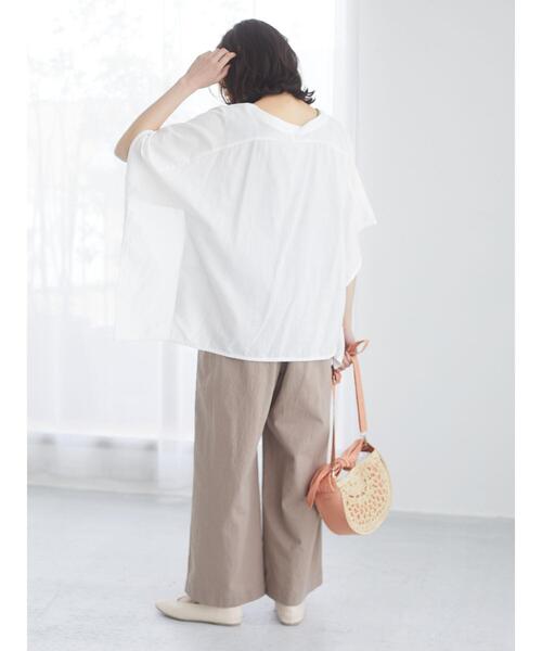 Green Parks(グリーンパークス)の「・CONTROL FREAKペーパーリボンショルダー*(ショルダーバッグ・レディース・ブラウン/オレンジ・FREE)」の9枚目の写真